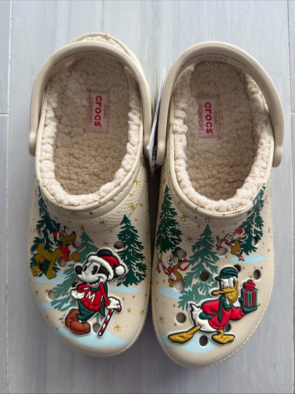 CROCS Disney Holiday Fleece Lined 9M/11W